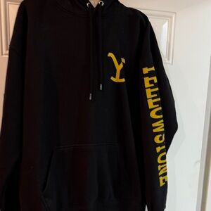 Black and Yellow Hoodie